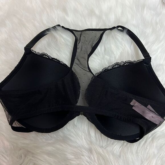 Victoria’s Secret black lace front closure push-up bra D24 - Picture 6 of 9